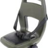 Qibbel 6+ Junior Fietsstoeltje Achter - Legergroen Met Zwart Kussentje