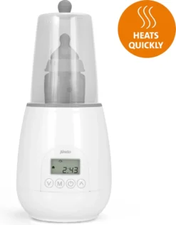 Alecto BW-700 - Snelle Digitale Flessenwarmer 500W Voor Opwarmen, Steriliseren En Ontdooien - Inclusief Stoomkap - Bediening Via Display - Wit -Babyproducten Winkel 935x1200 8