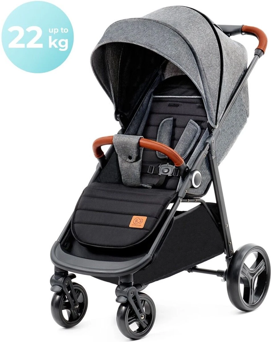 Kinderkraft Wandelwagen Grande Plus - Grey 1 Kinderkraft Wandelwagen Grande Plus - Grey