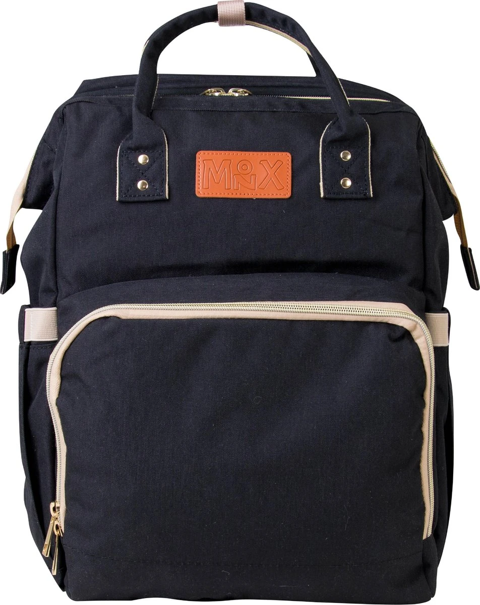 Luiertas Rugzak - Monx Luiertas Verzorgingstas Met Uitklapbaar Babybedje - Overzichtelijke Luierrugzak Extra Buggy En Kinderwagen Haken Inclusief Geïsoleerde Flessenhouder - Zwart 1 Luiertas Rugzak - Monx Luiertas Verzorgingstas Met Uitklapbaar Babybedje - Overzichtelijke Luierrugzak Extra Buggy En Kinderwagen Haken Inclusief Geïsoleerde Flessenhouder - Zwart