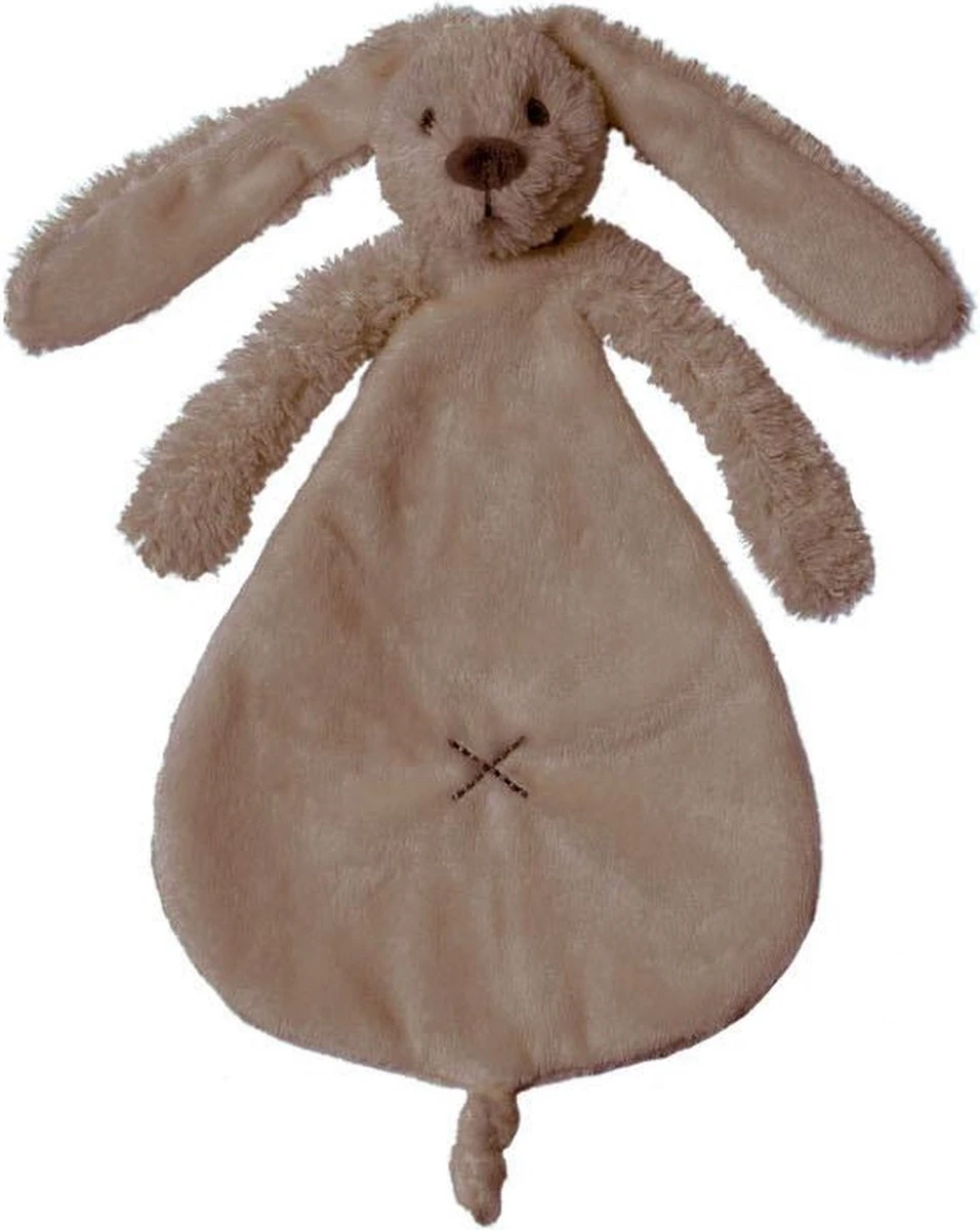 Happy Horse Konijn Richie Knuffeldoekje - Bruin - Baby Cadeau 3 Happy Horse Konijn Richie Knuffeldoekje - Bruin - Baby Cadeau - Afbeelding 3