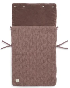 Jollein Voetenzak Voor Autostoel & Kinderwagen - Spring Knit - Chestnut