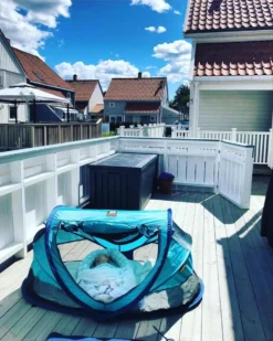 Deryan Peuter Luxe Campingbedje – Inclusief Zelfopblaasbare Matras - Ocean -Babyproducten Winkel 959x1200 2