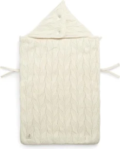 Jollein Voetenzak Voor Autostoel & Kinderwagen - Spring Knit - Ivory -Babyproducten Winkel 965x1200 1