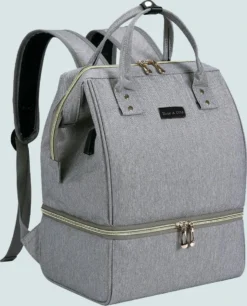 Rose & Ollie Kolftas Rugtas Grijs - Koeltas Moedermelk