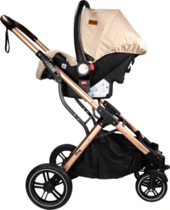 Ding Juna Kinderwagen 3 In 1 - Beige/Rose - Combi Kinderwagen Incl. Autostoel 23 Ding Juna Kinderwagen 3 In 1 - Beige/Rose - Combi Kinderwagen Incl. Autostoel -Babyproducten Winkel 974x1200 5