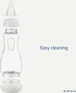 Difrax Handgreep Babyfles 240 Ml Natural - Anti-Colic - Sage|Groen -Babyproducten Winkel 979x1200 8