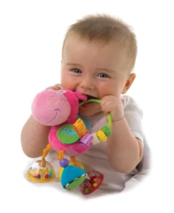 Playgro Clip Clop Rammelaar - Roze - Activiteitenspeeltje - Kraamkado -Babyproducten Winkel 982x1200
