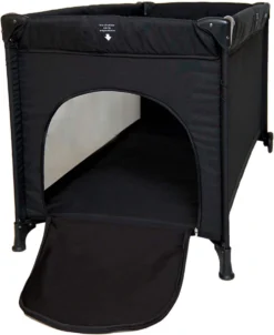 Prénatal Luxe Campingbedje Met Bodemmatras - Inclusief Draagtas - Inklapbaar Baby Campingbed - Met Wieltjes En Kruipluik - 120 X 60 Cm - Zwart -Babyproducten Winkel 983x1200 8