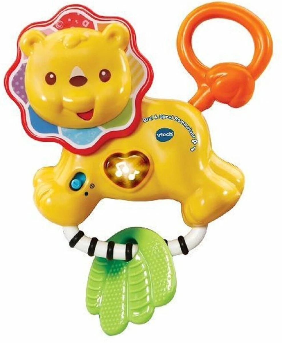 VTech Baby Brul & Speel Rammelaar - Educatief Babyspeelgoed - Bijtring - 3 Tot 24 Maanden 1 VTech Baby Brul & Speel Rammelaar - Educatief Babyspeelgoed - Bijtring - 3 Tot 24 Maanden