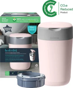 Tommee Tippee Twist & Click Tub Pink 32 Tommee Tippee Twist & Click Tub Pink -Babyproducten Winkel 997x1200 5