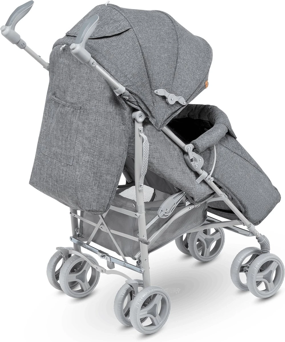 Lionelo Irma - Buggy - Wandelwagen- Lichte 7kg - Tot 15 Kg - Geveerde Wielen - 360° - Tot 5 Jaar - Opbergmand - Verstelbare Handgreep - Snel Inklapsysteem - Compact Formaat 13 Lionelo Irma - Buggy - Wandelwagen- Lichte 7kg - Tot 15 Kg - Geveerde Wielen - 360° - Tot 5 Jaar - Opbergmand - Verstelbare Handgreep - Snel Inklapsysteem - Compact Formaat - Afbeelding 13
